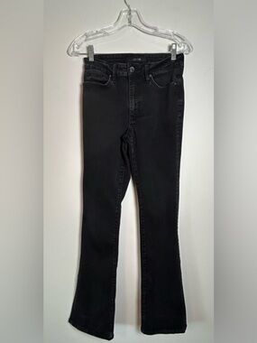 Joe's Jeans Black coated flare jeans  Women's size 26 high rise bootcut